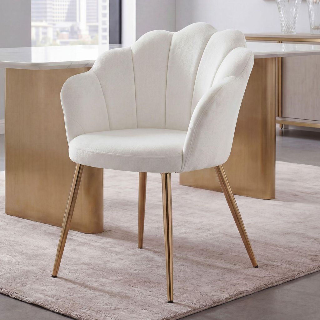 FineBuy Chaise de salle à manger Tulpe, rembourrée de Image du produit 