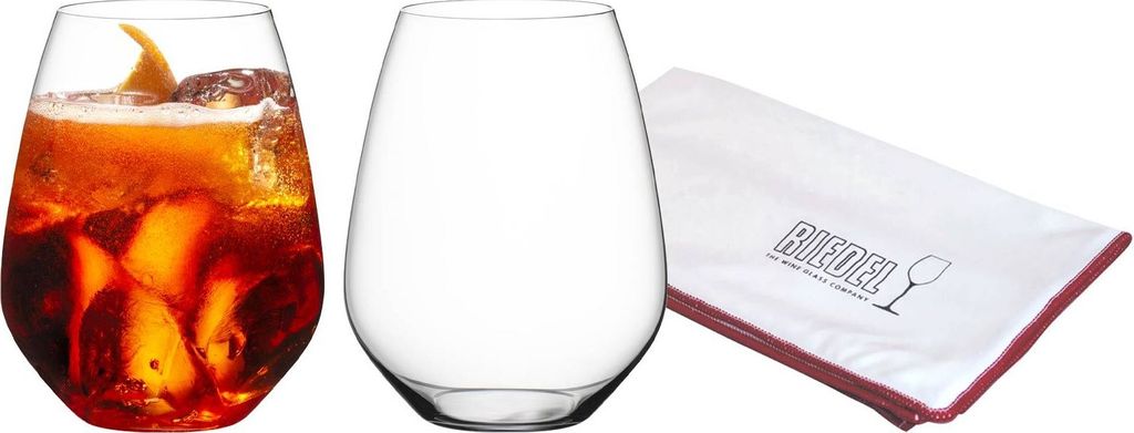 Riedel VELOCE Universalbecher 2er Set + Poliertuch