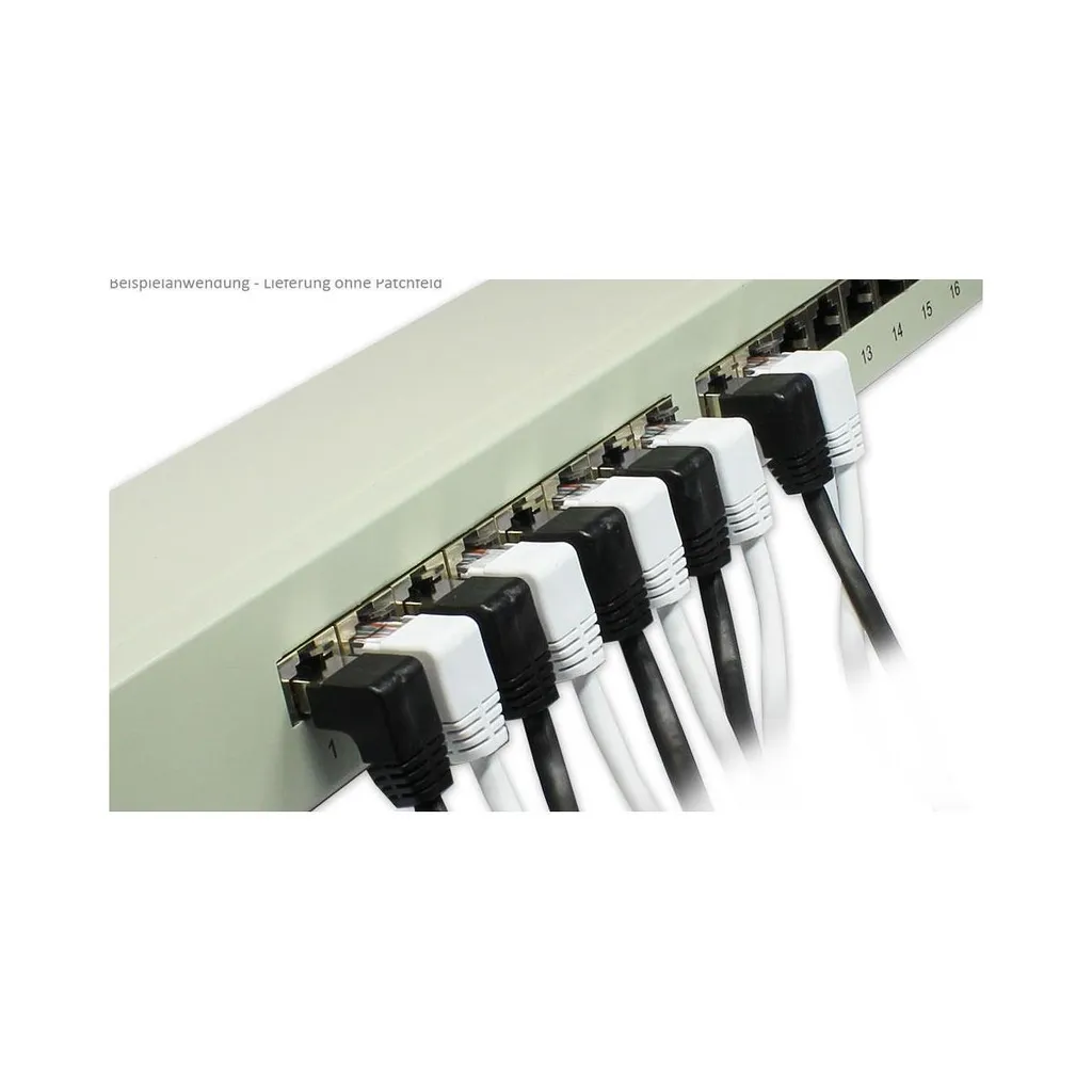 Cavo LAN 3m Cat 5e Doppia Angolazione 90 Gradi F/UTP Good Connections