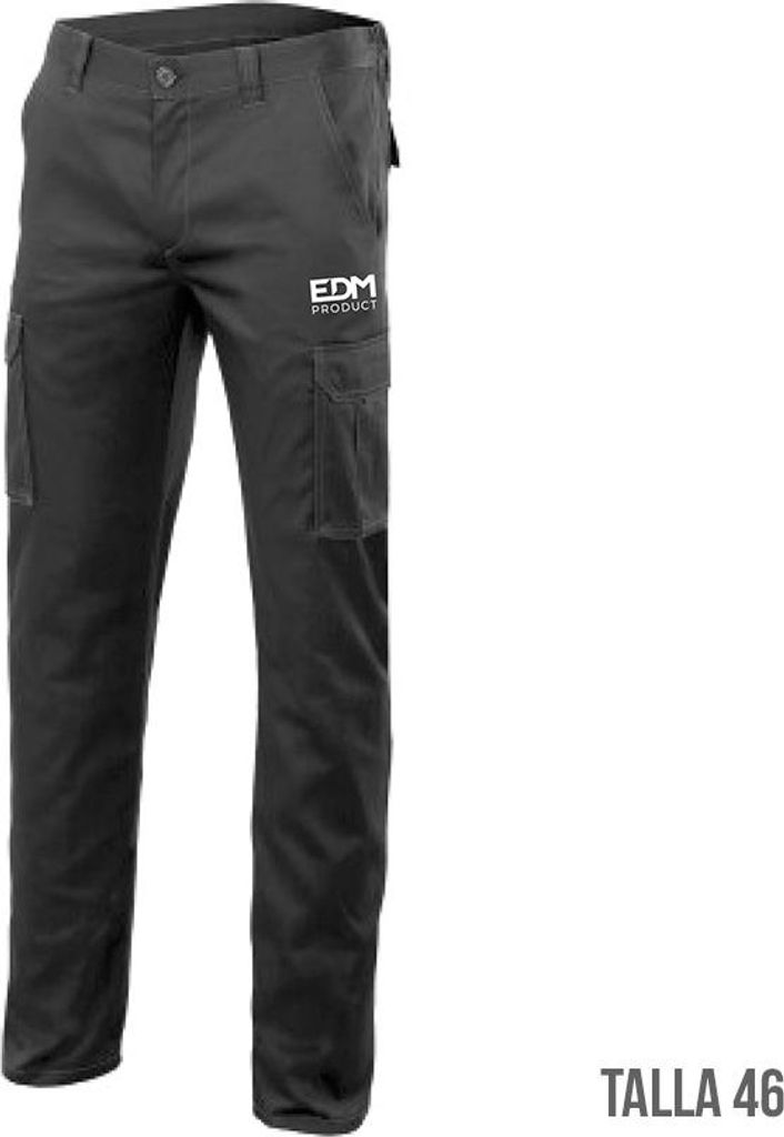 Merchandising Lange schwarze Hose Größe XL Siebdruck Edm