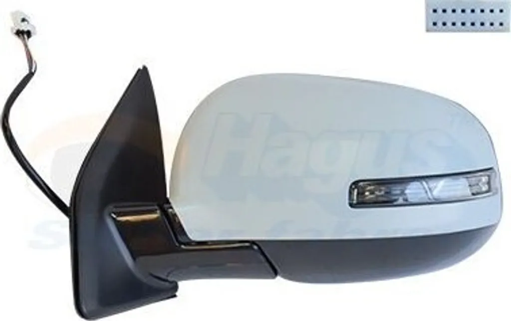 Rétroviseur Chauffant VAN WEZEL 3204827 avec Miroir Convexe Gauche