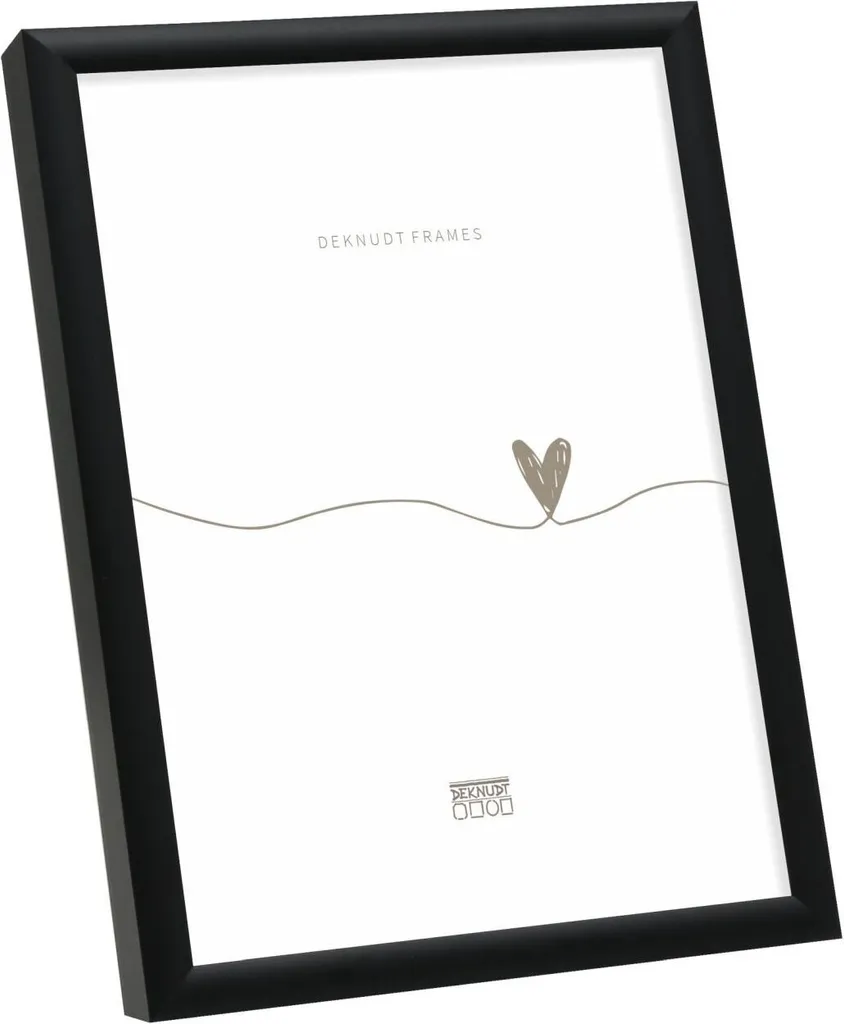 Cornice Foto A4 Nera Deknudt S027 | Alluminio Chic per Poster