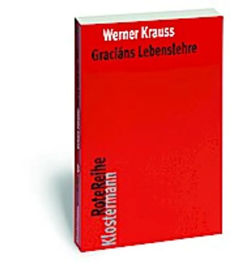 Livre de Philosophie Gracián Lebenslehre : Traité de Sagesse Humaine
