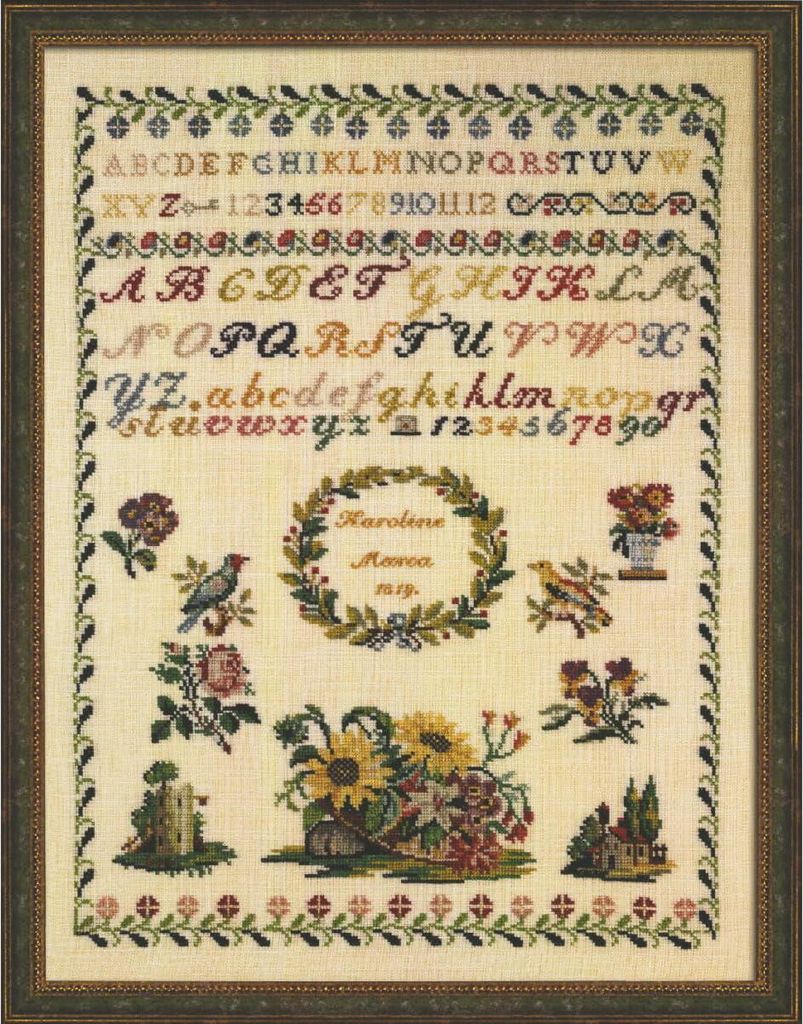 Permin Kreuzstich Stickpackung "Karoline Marca", Zählmuster, 37x47cm, 39-1313