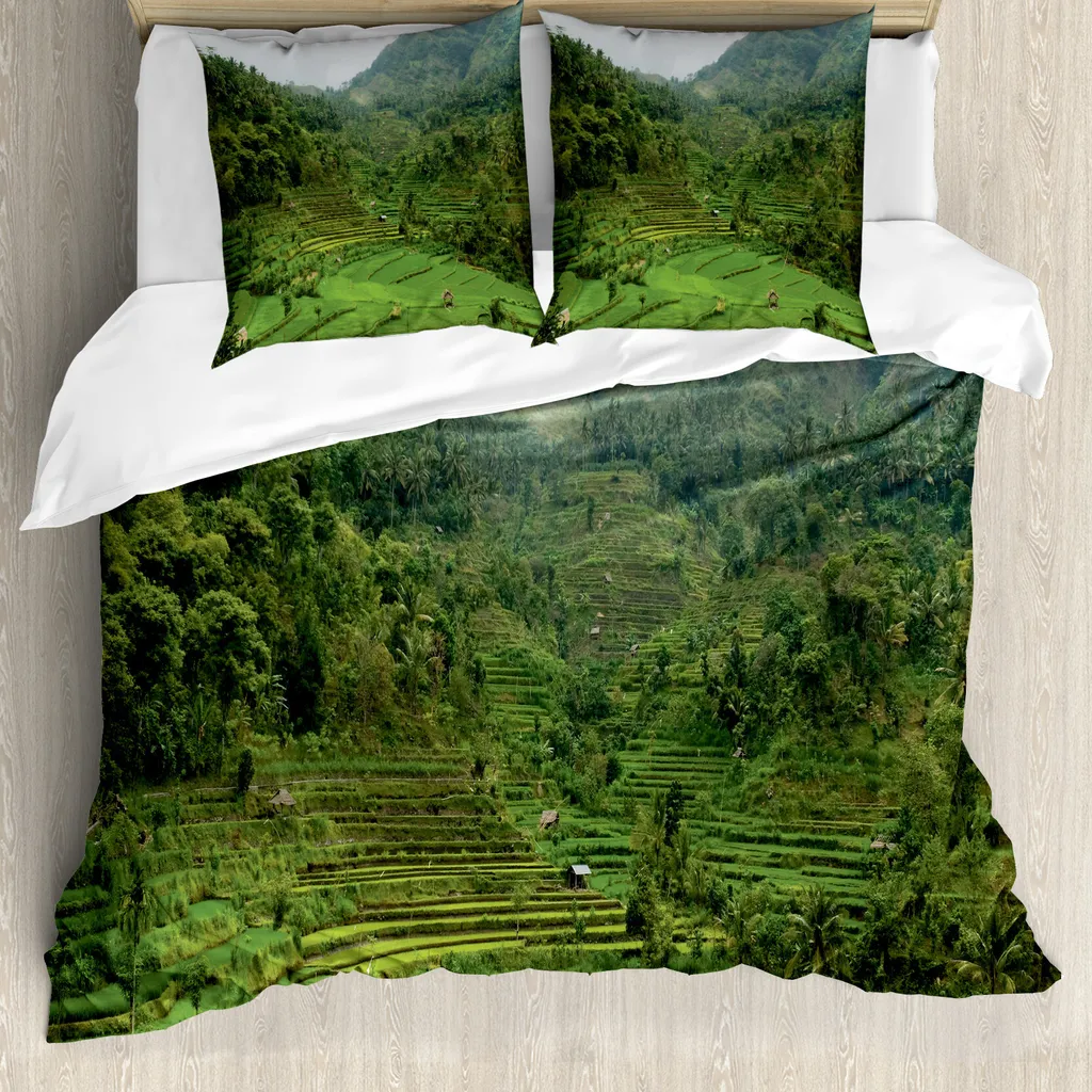 Set Letto ABAKUHAUS Risaie Balinesi 155x220: Design e Benessere