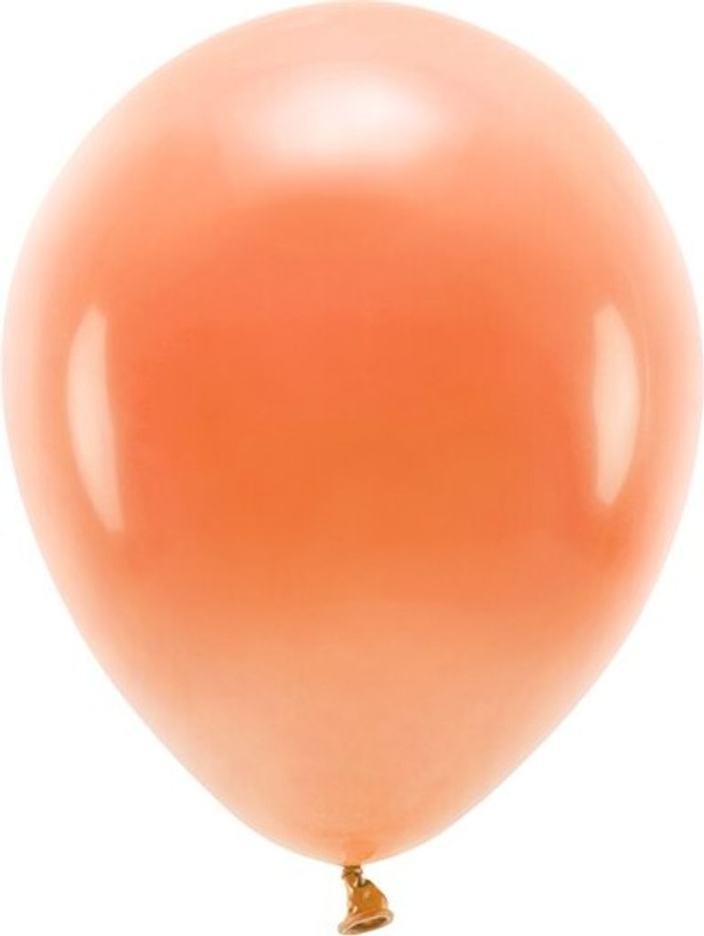 Öko-Luftballons 30cm Pastell, Orange (1 Packung / 100 Stück)