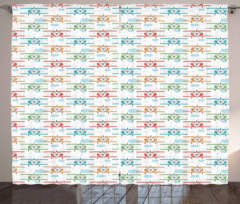 Tenda Pronta all'Uso Abakuhaus Aeroplani - 280x175 Multicolore