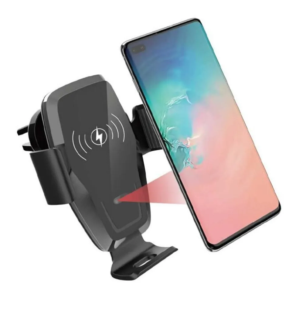 Supporto per telefono da auto a ventosa con caricatore wireless QC 3.0 - 7