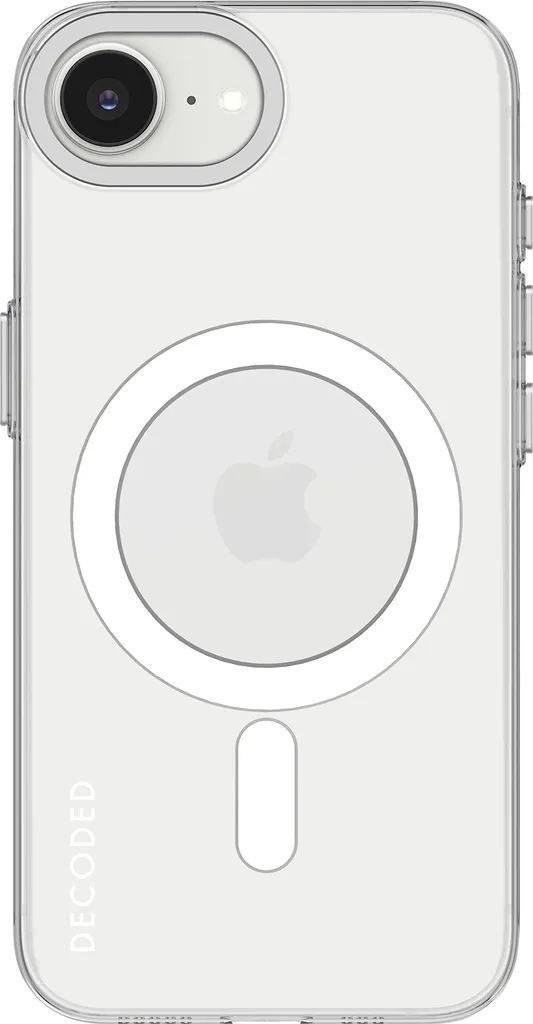Étui de Protection iPhone 16e Transparent Blanc en Matière Recyclée