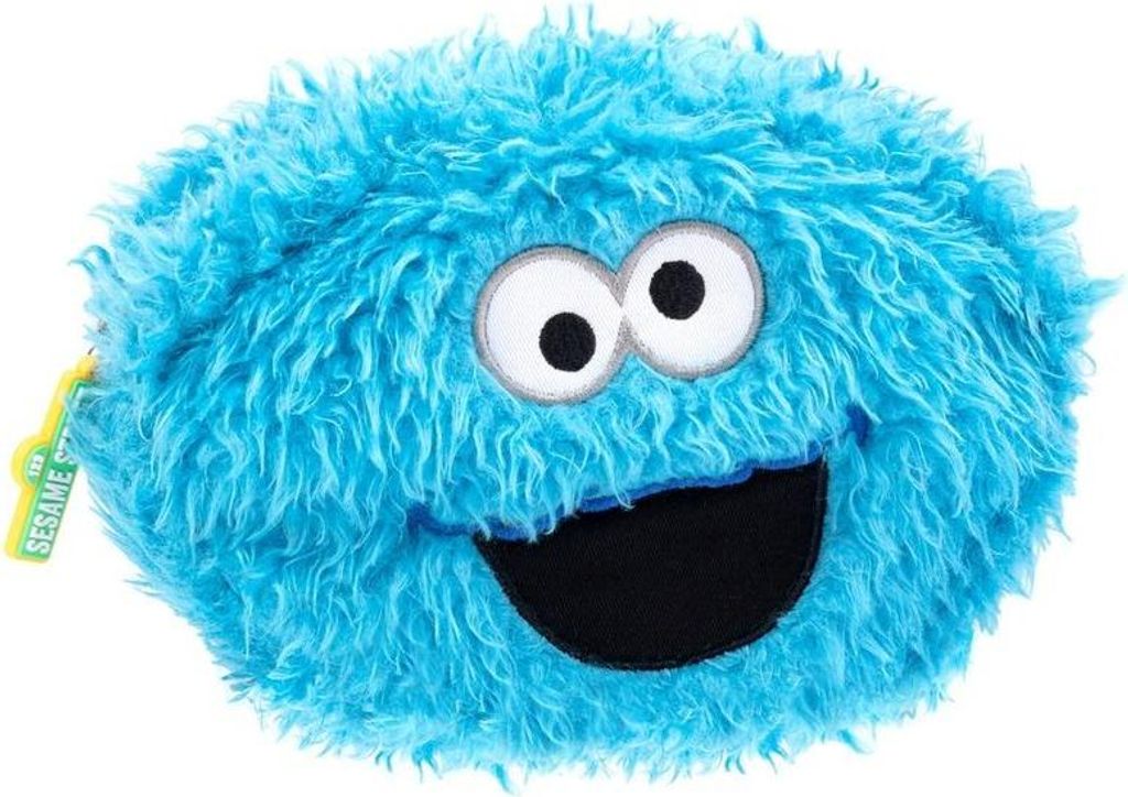Sesamstraat etui, Krulmonster - Cookie Monster, blauw, Productafbeelding 