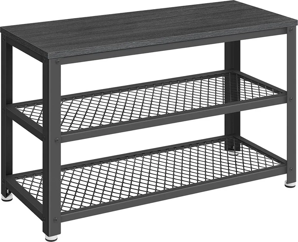 Banc de rangement pour entrée étroite, Fini les chaussures en désordre