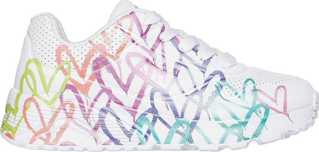 Skechers Uno Lite Metallic Joy Weiß WMLT Größe EU 35 Produktbild 