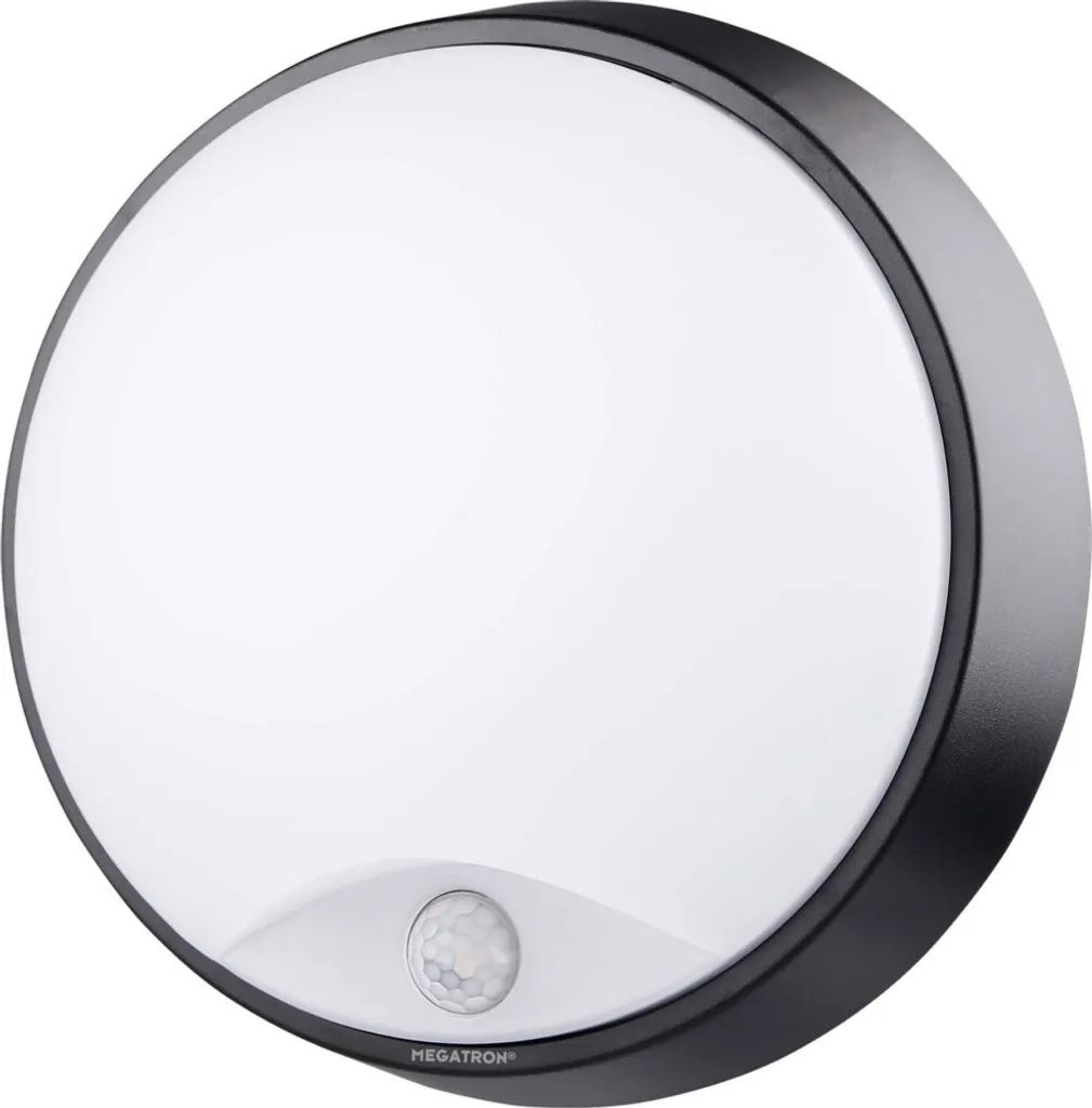 Plafoniera LED Esterni 10W Megatron MT69040 con PIR | Alta Efficienza