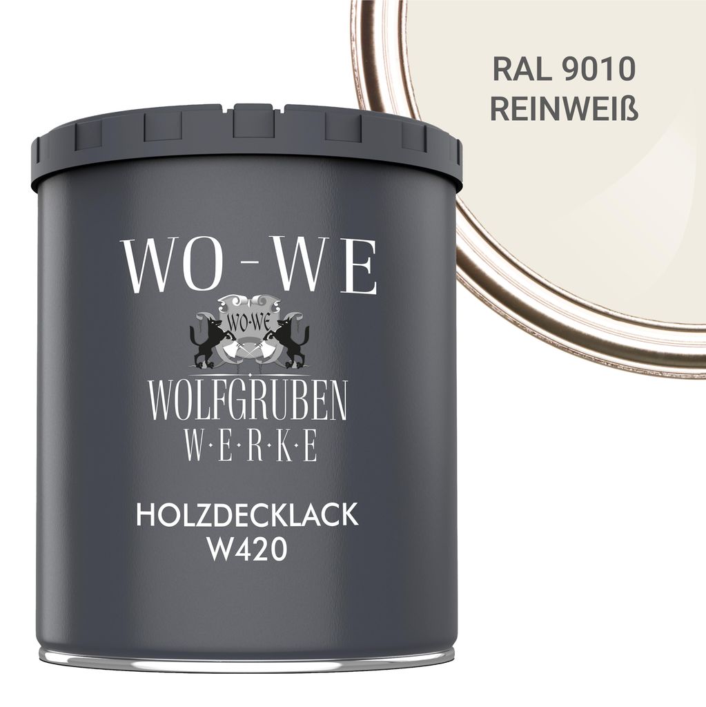 Holzfarbe Holzlack Holzanstrich Holzbeschichtung W420 - Produktbild 