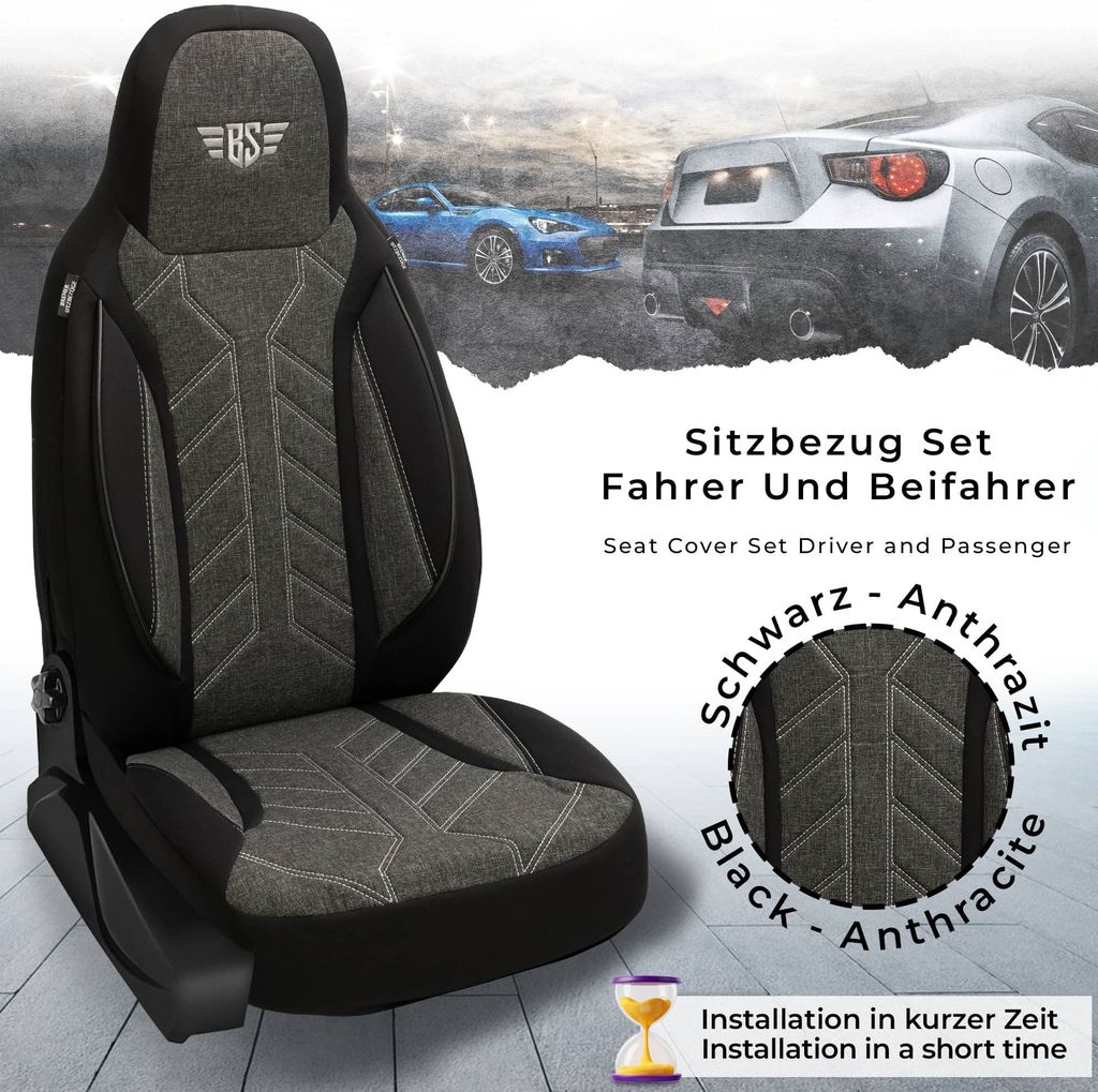 BREMER STZBEZÜGE Autostzauflage Für Daca Logan 1. Gen. N Bege  OT Pl405 Set Sitzauflage Aus Polyester In Beige Beige