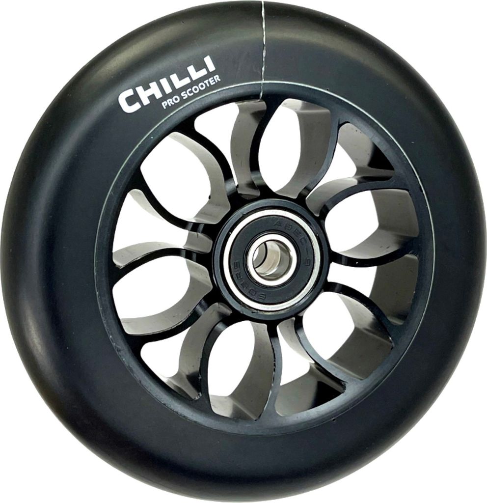 Chilli Pro Stunt-Scooter Rolle spoked Reaper Grim 110mm Schwarz/PU Schwarz