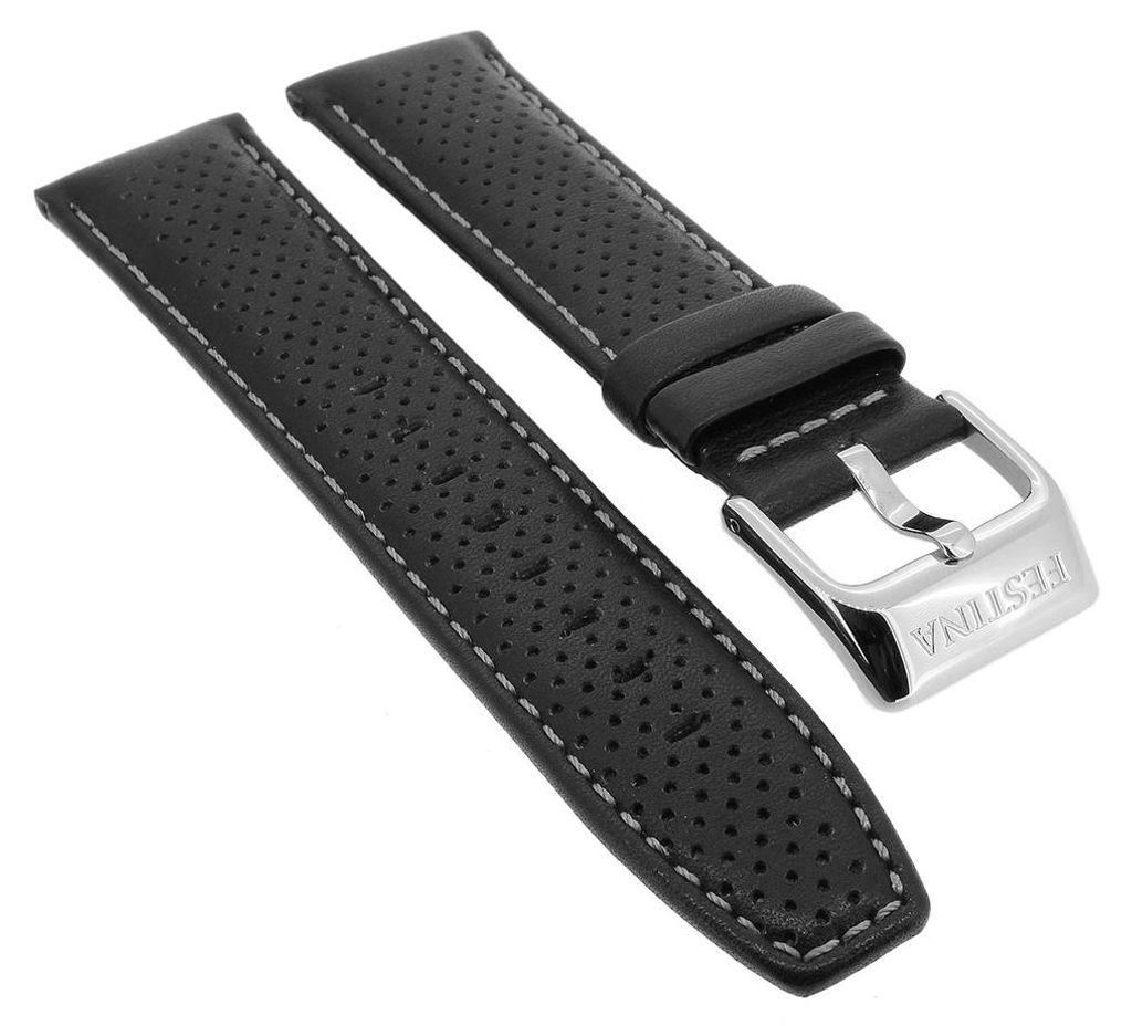 Festina Chronograph Uhrenarmband 23mm aus Leder in schwarz Produktbild 