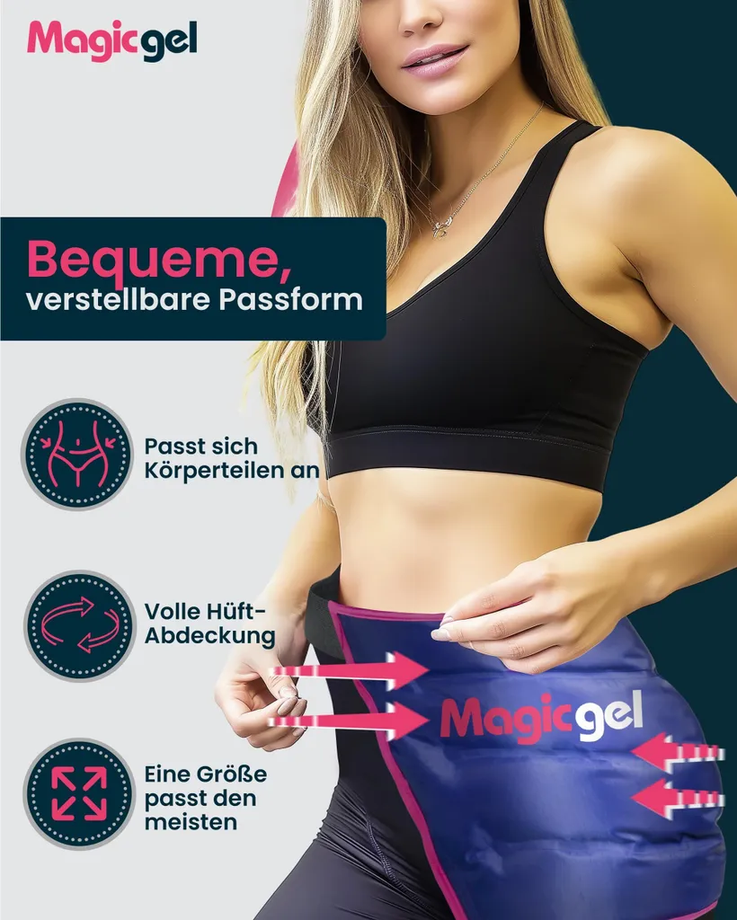 Anti-Douleur Hanche Magic Gel : Compresse pour Récupération Rapide