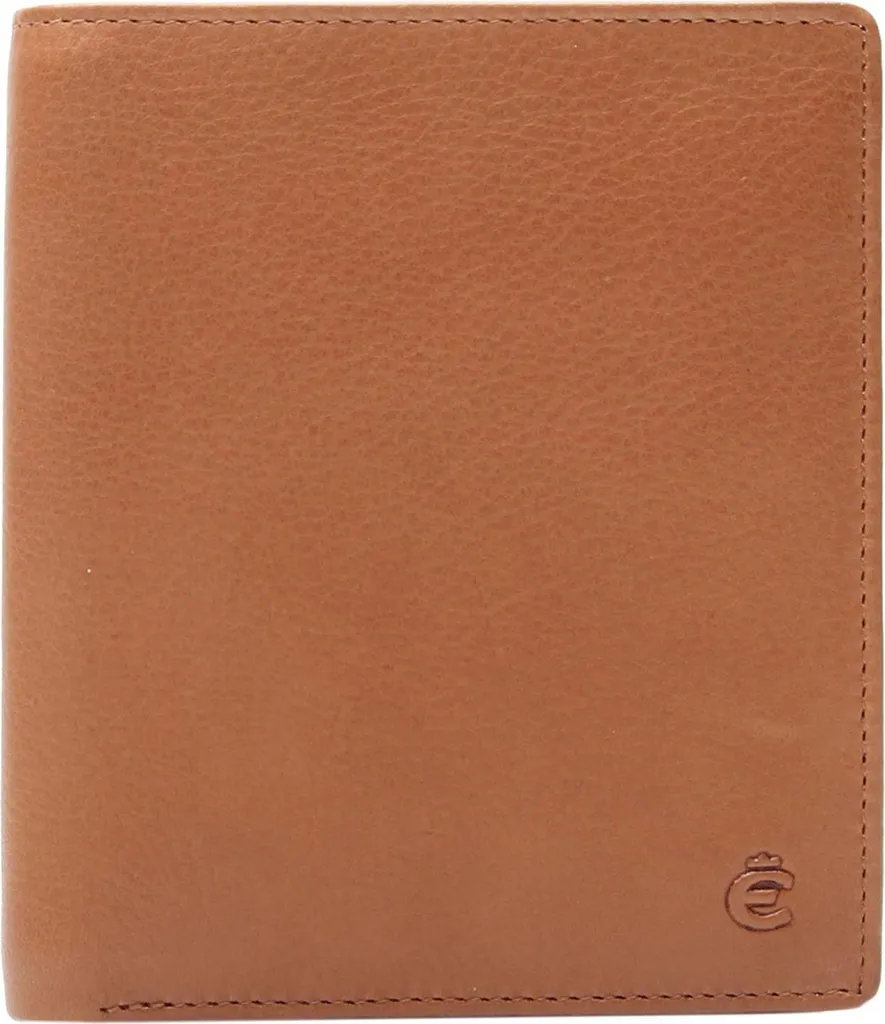Esquire Madrid Wallet Cognac: Portafoglio con Protezione RFID RFID