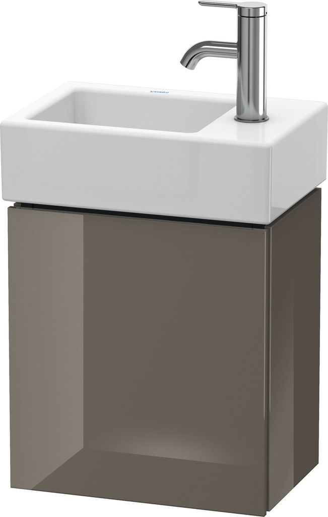 Duravit L-Cube Waschtischunterbau wandhängend, 1 Tür, Anschlag rechts, 364x400x241mm, LC6293R8989