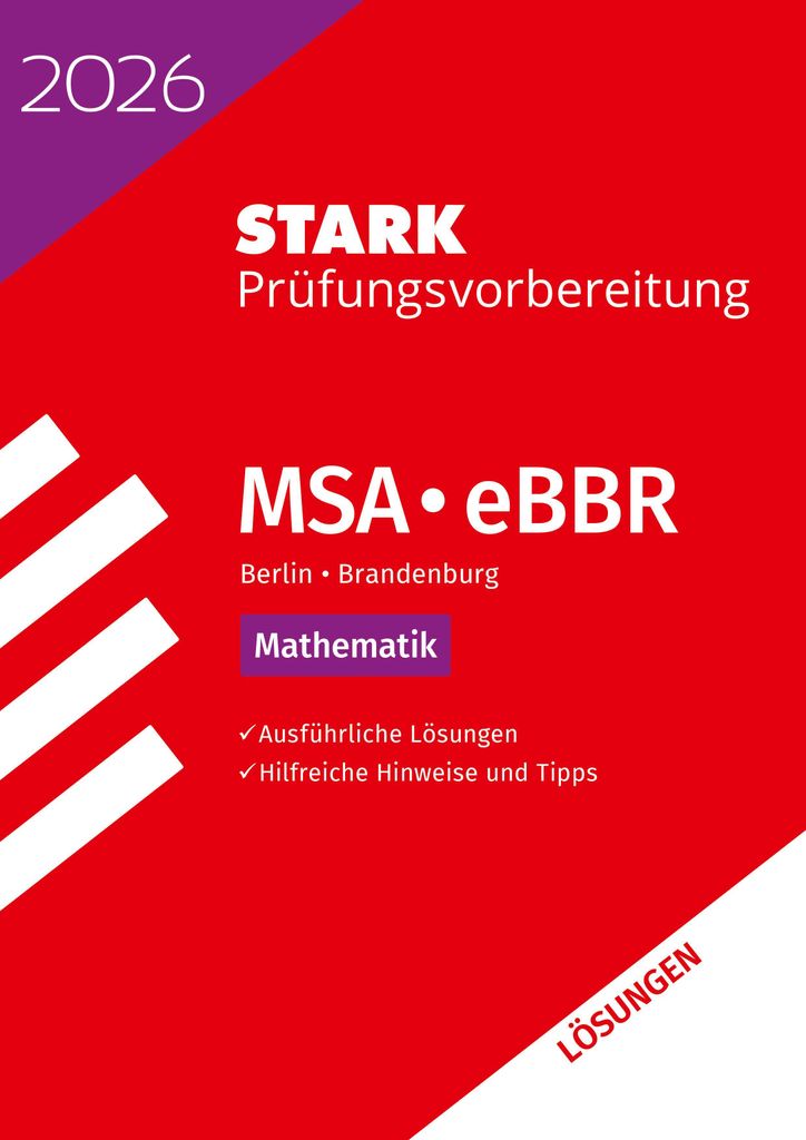 STARK Lösungen zu Mathematik - MSA/eBBR 2026 Produktbild 