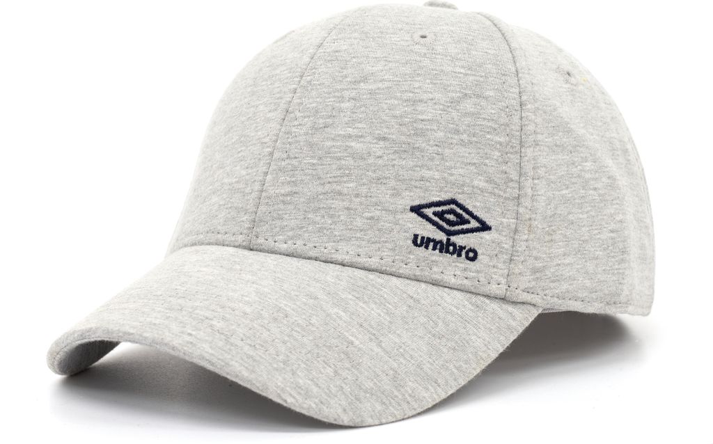 Umbro Kappe Sidelogo grau meliert Einheitsgröße gebogener Produktbild 