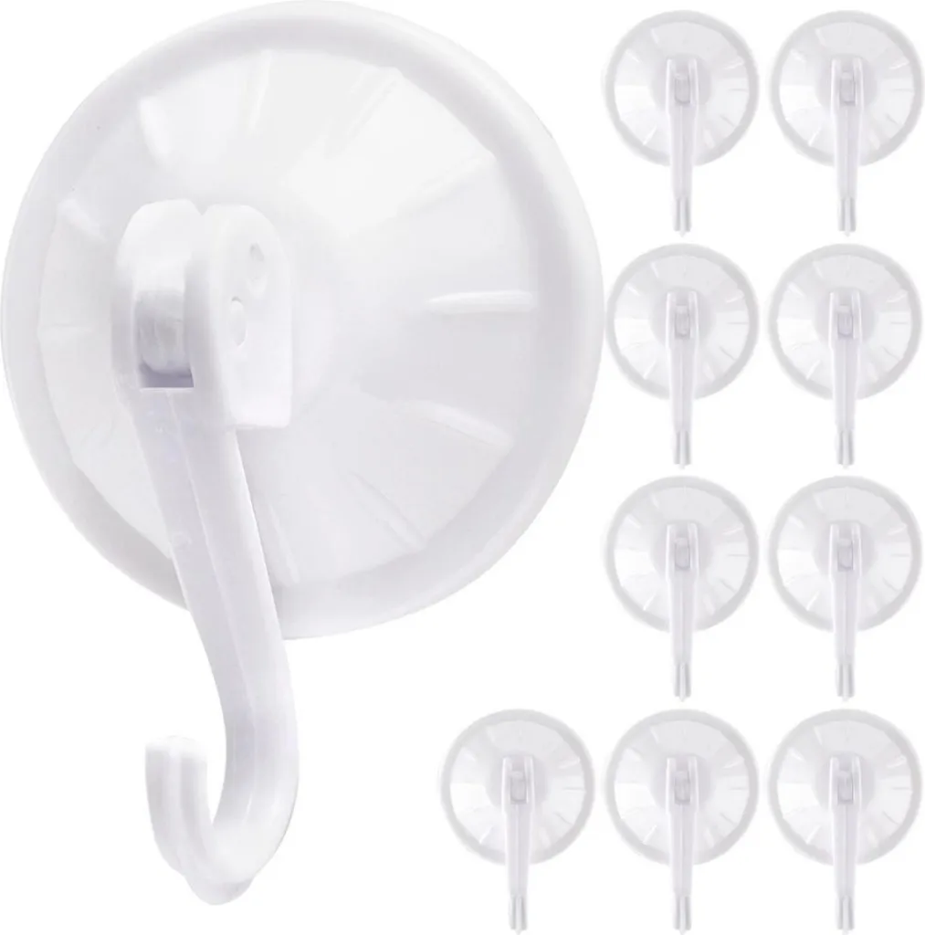 Rendi Casa più Accogliente con il Set 10 Ganci Orion Bianchi 5,5cm