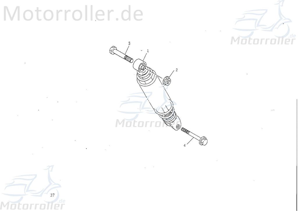SMC Bundschraube Rex 50 Scooter Maschinenschraube 50ccm 2Takt Motorroller.de Flanschschraube Flansch-Schraube Maschinen-Schraube Bund-Schraube Service