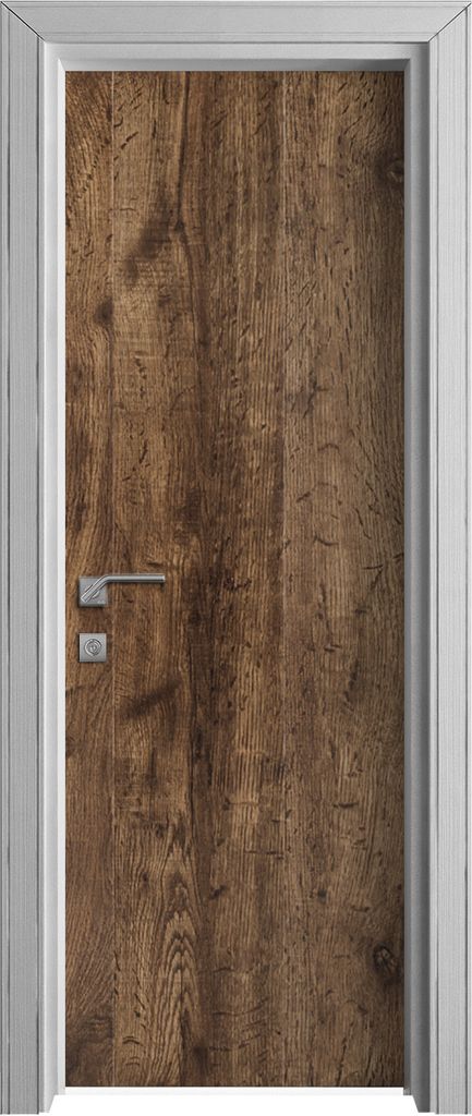 Tür Selbstklebende 70x210 cm Türfolie Türtapete Klebefolie - Dunkle Holz