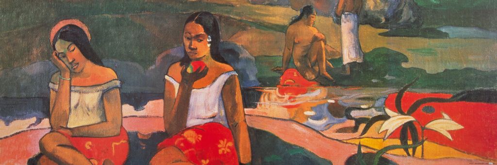Paul Gauguin Kunstdruck Bild - Nave Nave Moe, Süße Träume, 1894 (30 x 91 cm)