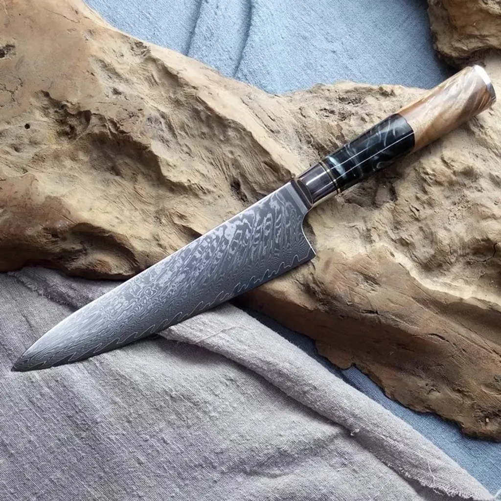 Coltello da Cucina Damascato Hamamacu - Alta Qualità e Design Elegante KP17620