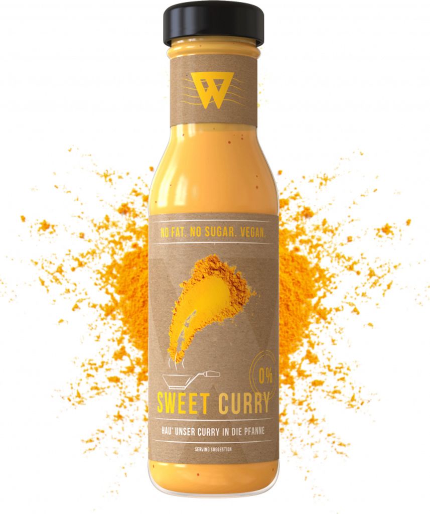 XAXX HC WunderSauce Sweet Curry, zuckerfreie Sauce, 250 ml