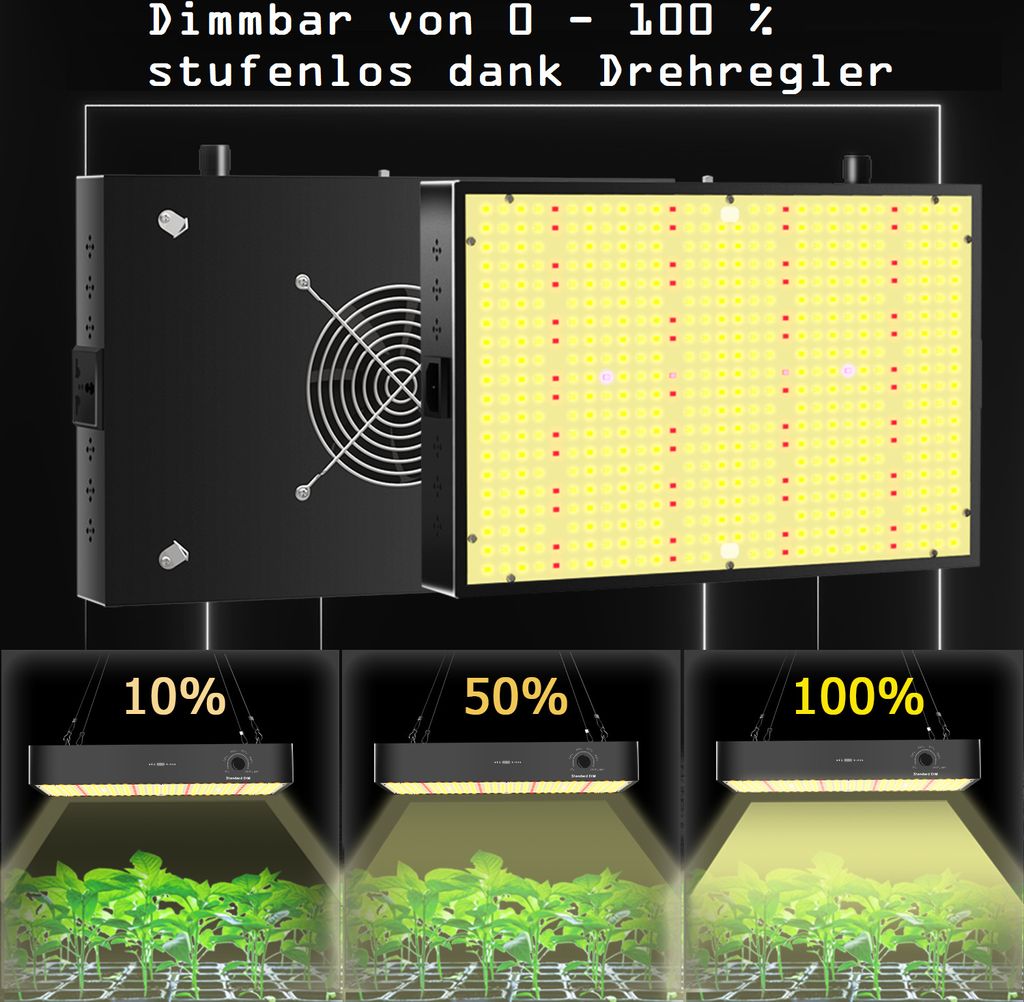 JUNG Gewächshaus Growbox Komplettset Anzuchtset + Zuchtzelt Produktbild 11