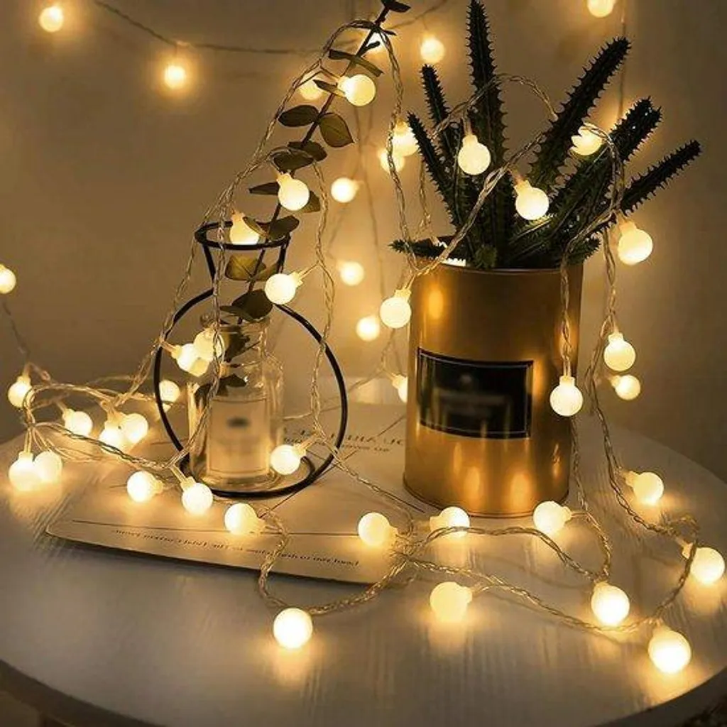 Guirlande LED extérieure IP42 5m blanc chaud : finis les recoins sombres