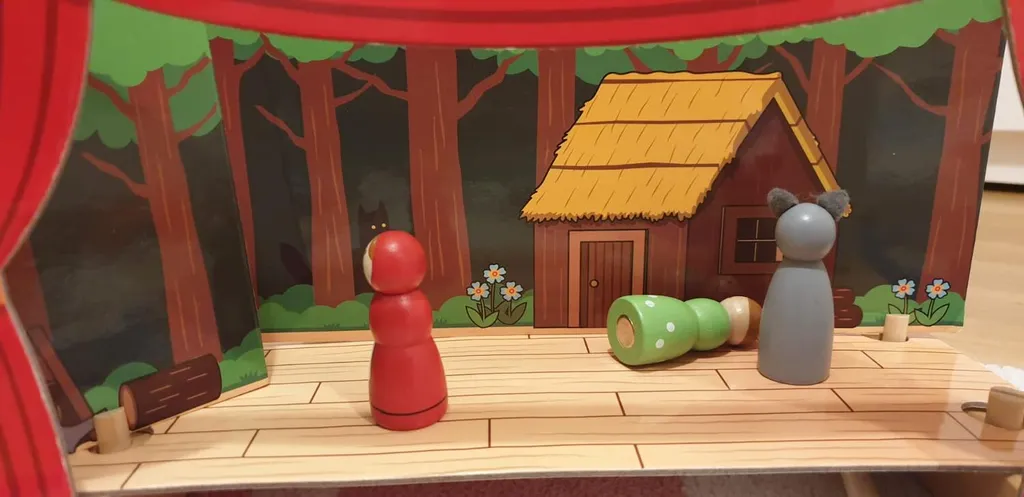 Théâtre Magnétique En Bois Bigjigs – 3 Contes, 18 Pièces, Jouet éducatif Dès 3 Ans
