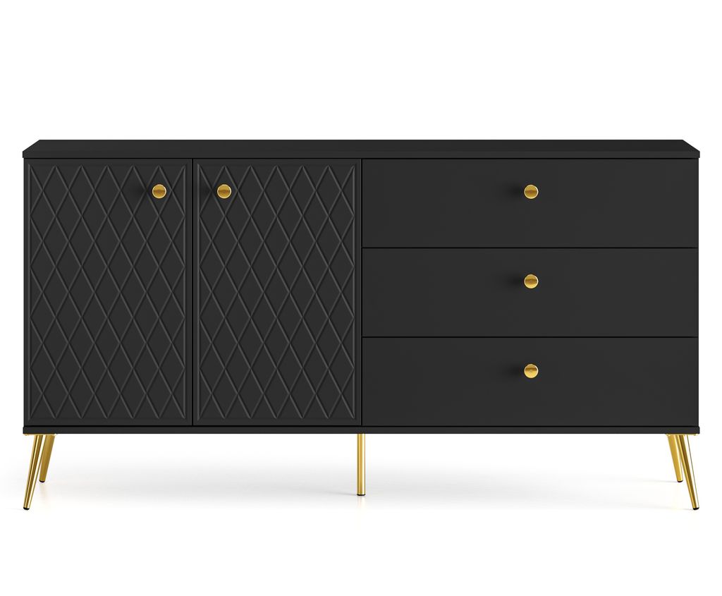 Kombikommode ELJOT 01 große Kommode mit Schubladen Wohnzimmer Schlafzimmer