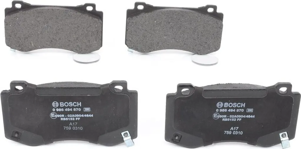 Plaquette de frein anti-bruit Bosch pour Chrysler 300 C LX et LE