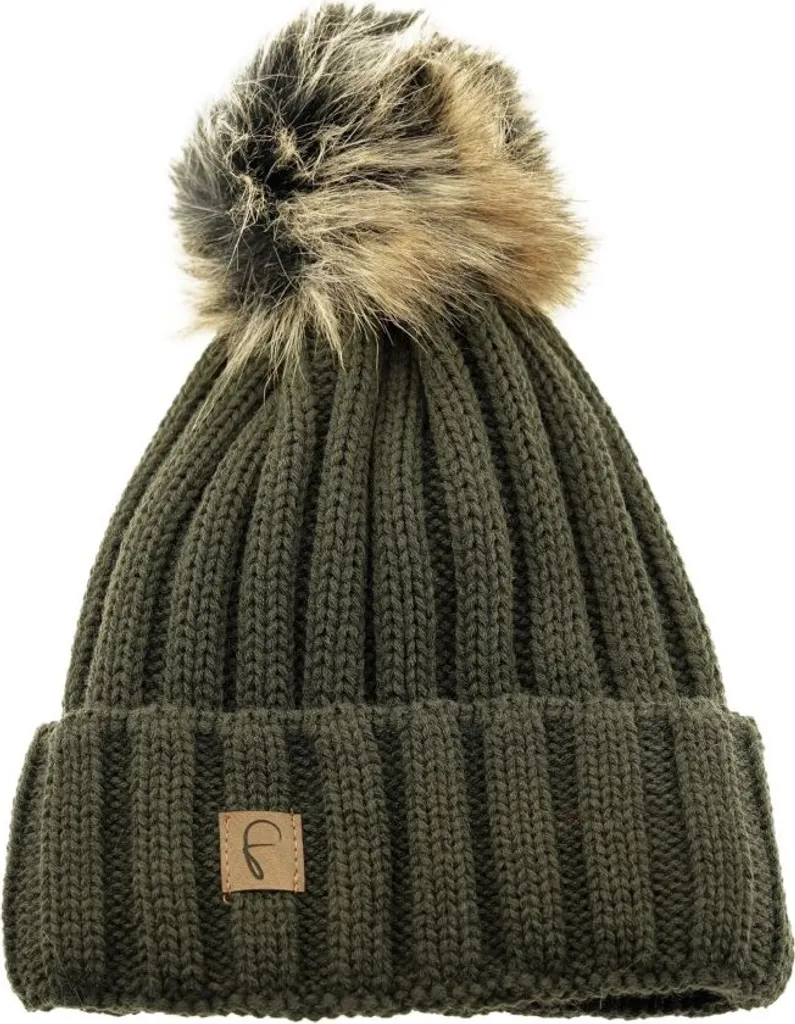 Regala Calore: Cappello Faera Verde con Pompon e Confezione Morbida