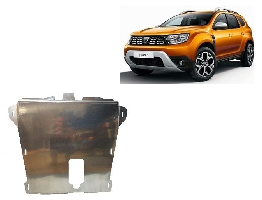 Aluminium Unterfahrschutz für Motor der Marke Dacia Duster