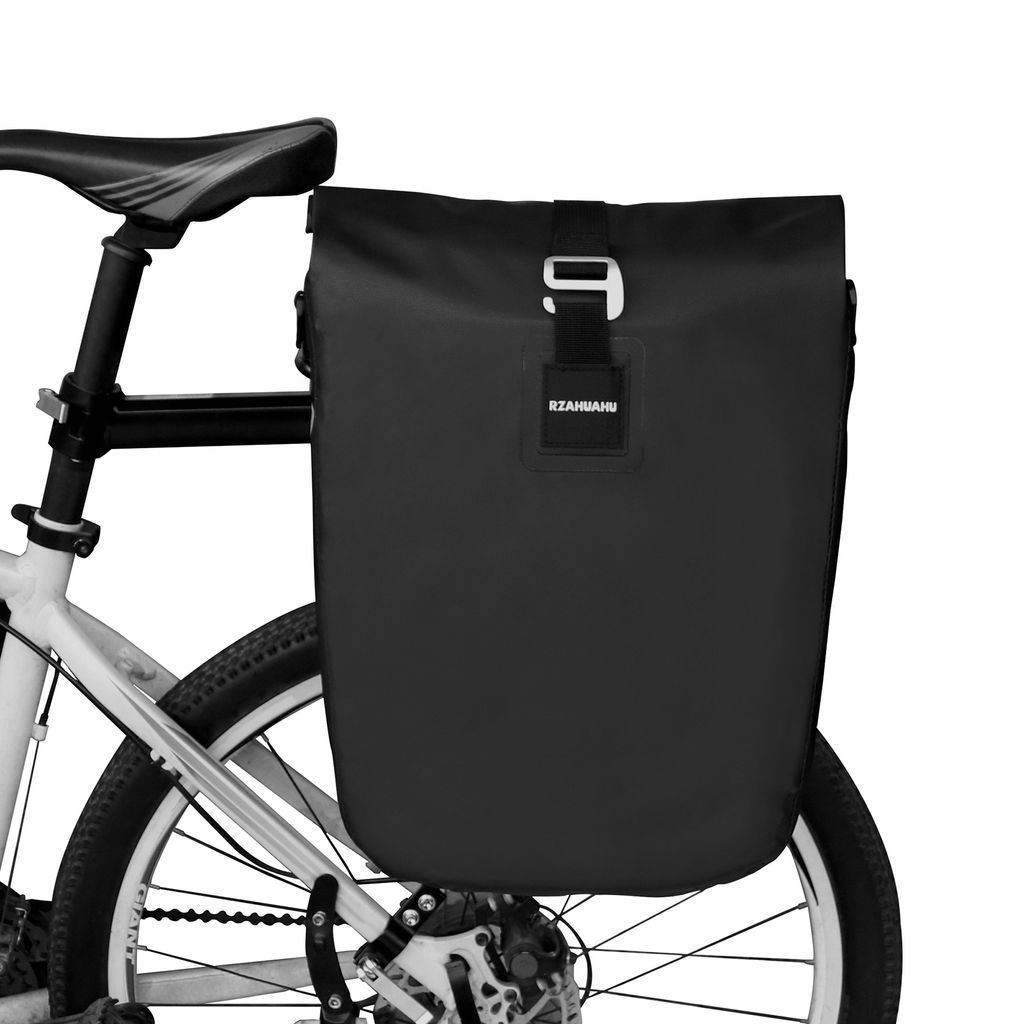 Wasserdichte Fahrrad-Gepaecktraegertasche, 20 l, Fahrrad-Seitentasche, Laptop-Gepaecktasche, Fahrradkoffer, Ruecksitztraeger, Umhaengetasche fuer R...