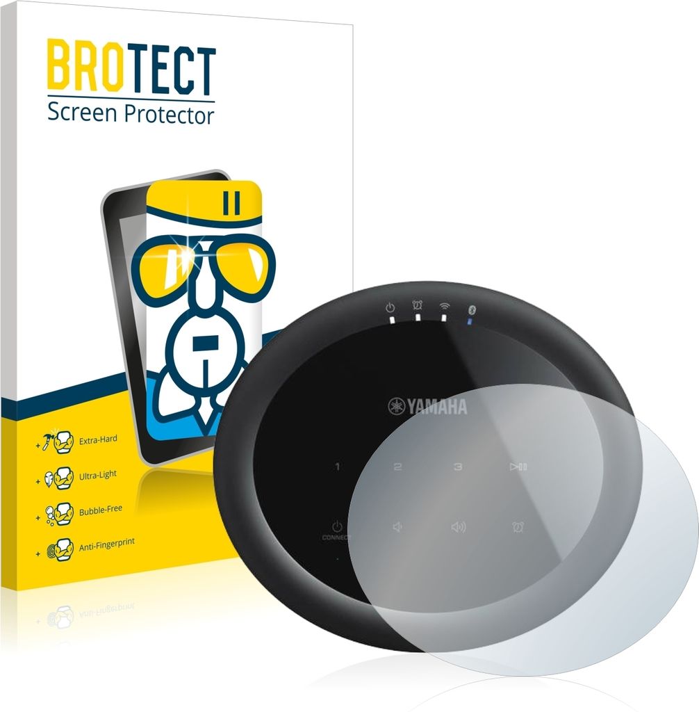 BROTECT Schutzglas für Yamaha MusicCast 20 Schutzfolie Panzer Folie Glas Display Schutz klar