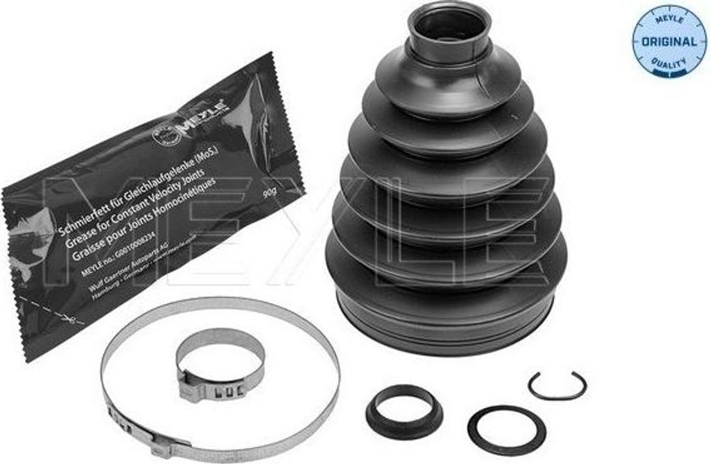 MEYLE Faltenbalgsatz Antriebswelle Radseitig Vorne für VW Transporter IV Bus (70B, 70C, 7DB, 7DK, 70J, 70K, 7DC, 7DJ) 100 498 0071
