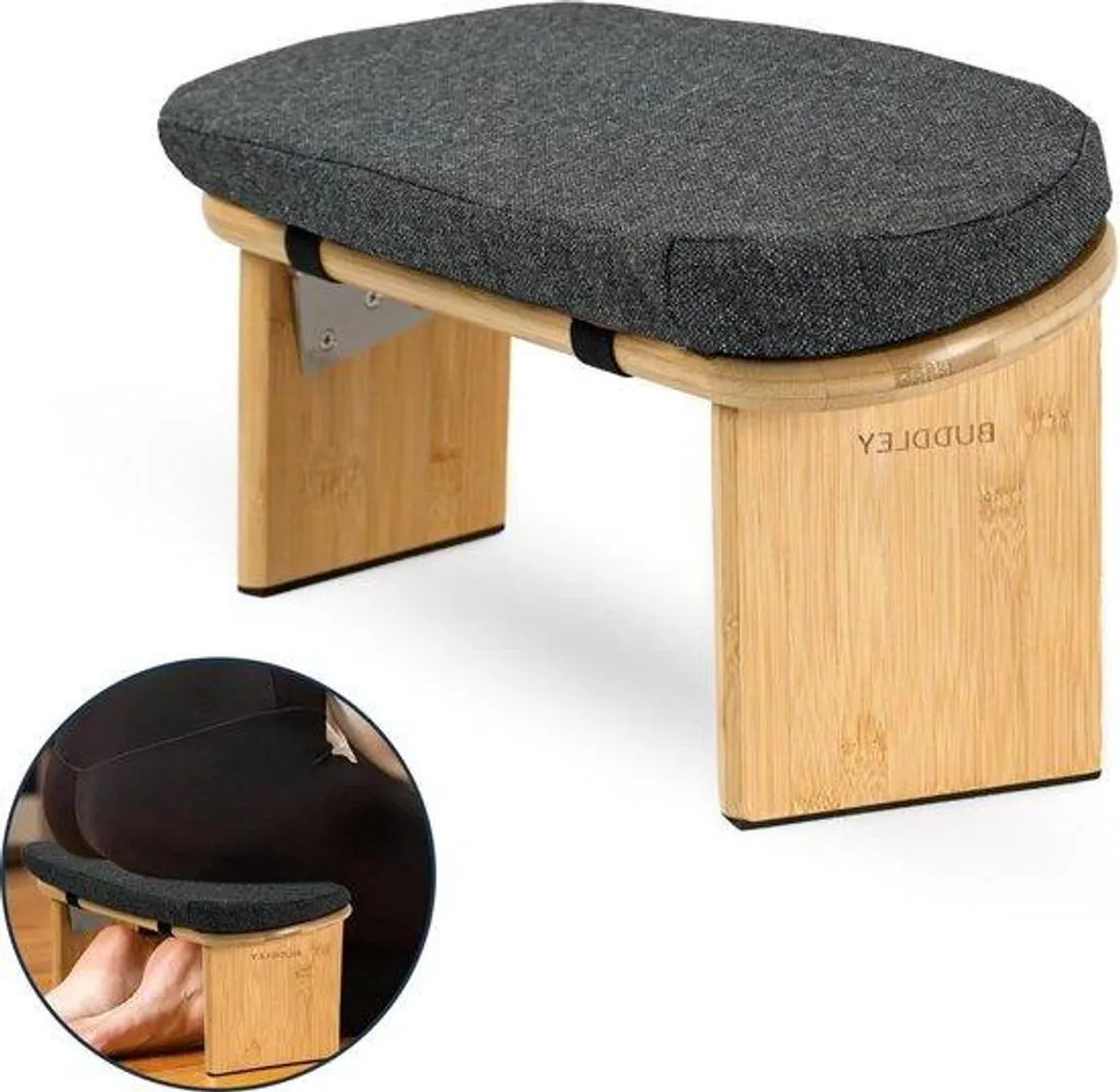 Tabouret de méditation pour le mal de dos avec dossier pliable Zen