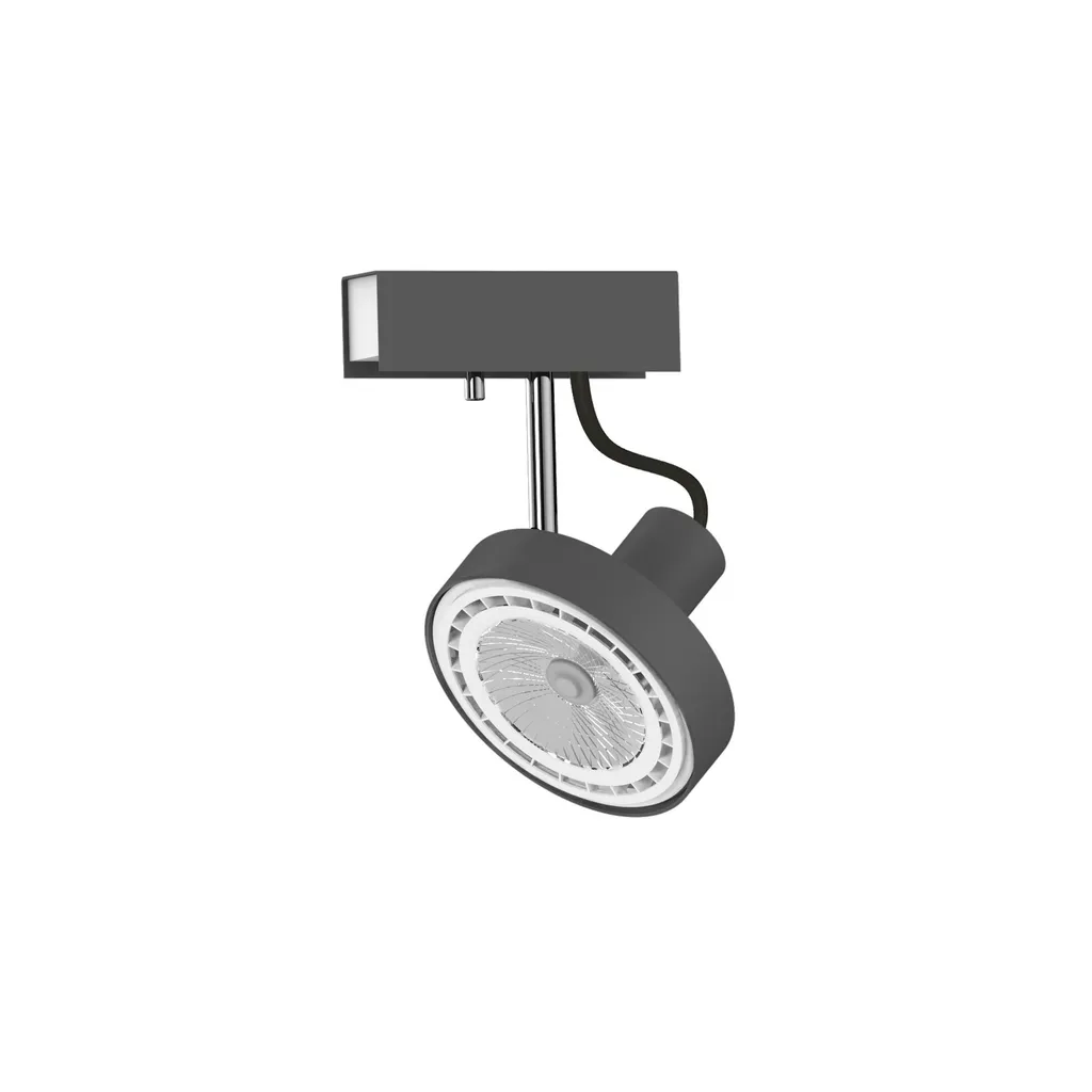 Spot CROSS métal gris anthracite 20cm orientable IP20 Nowodvorski 75W