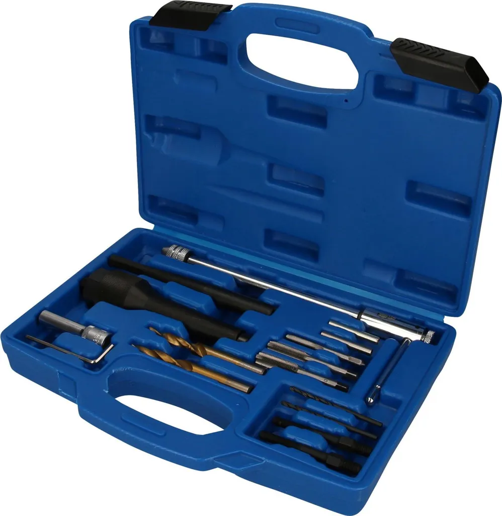Extraire Bougie de Préchauffage Cassée : Kit de Réparation Filetage 16 pcs