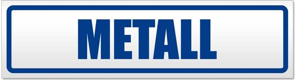 Kiwistar Metall Magnetschild Schild magnetisch - 45cm Verkehrsblau - Magnetfolie für Auto PKW Kfz