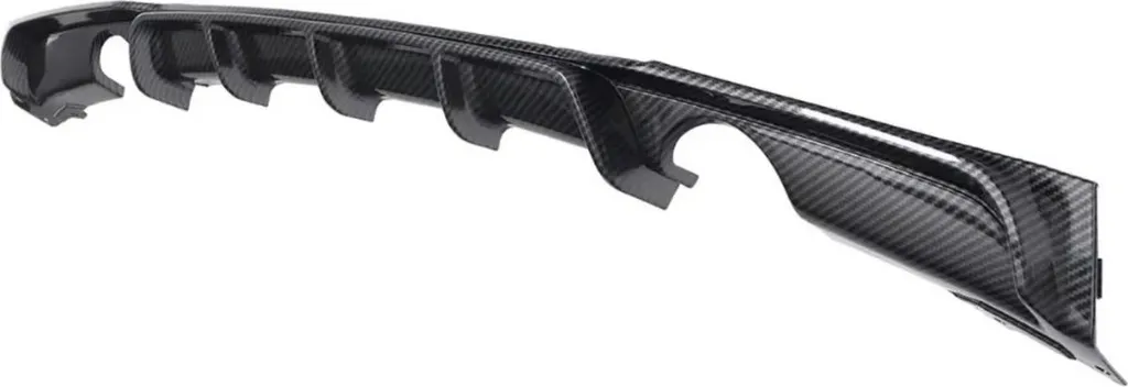 Diffuseur Look Carbone pour BMW F30 F31 M-Tech Double Sortie Gauche
