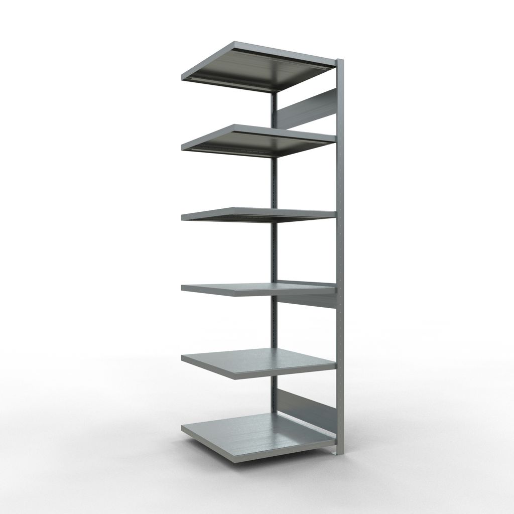Stecksystem Anbauregal - 2500x 750x800 mm, Typ 250 kg