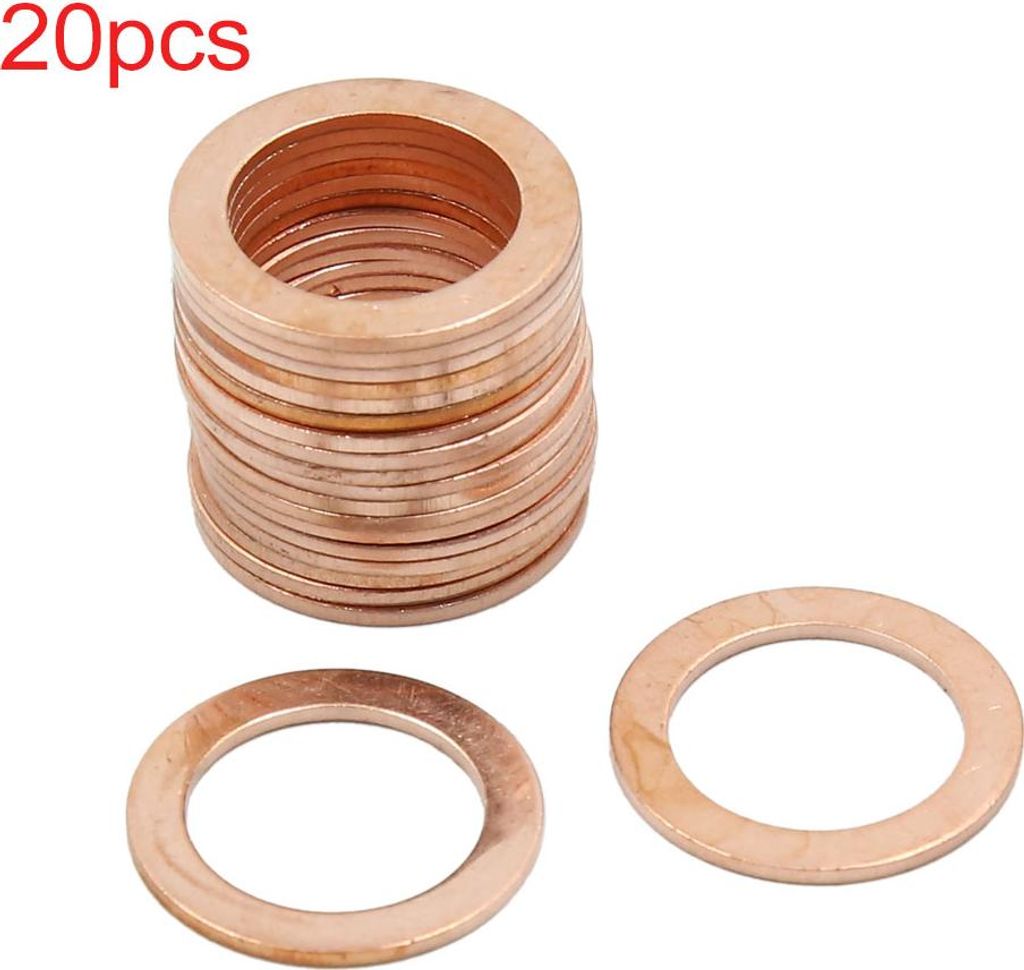 Unterlegscheiben 20stk 14mm Dmr Reiniger eben Auto Siegel Dichtung Ring