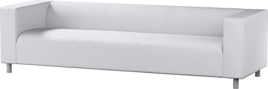 Dekoria Bezug für Klippan 4-Sitzer Sofa, weiß, Bezug für Klippan 4-Sitzer